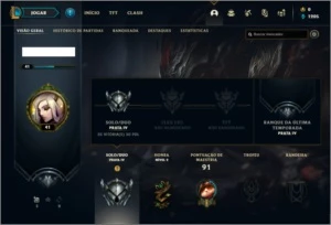 Conta prata 4 com 10 skins e 37 champs - League of Legends LOL