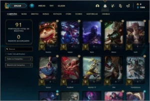 Conta prata 4 com 10 skins e 37 champs - League of Legends LOL