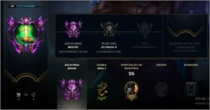 Conta Mestre 59% win rate - League of Legends LOL