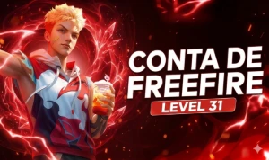 Conta Free Fire Level 31 + 1100 Likes