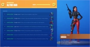 CONTA FORTNITE - PASSE COMPLETO + 1550 V BUCKS