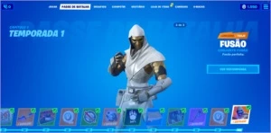 CONTA FORTNITE - PASSE COMPLETO + 1550 V BUCKS