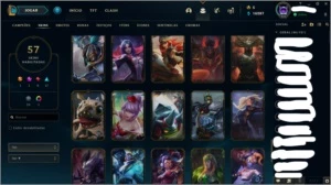 CONTA PRATA 2 COM 30 PDL , 112 CHAMPS E 57 SKINS +2 ESPOLIOS - League of Legends LOL
