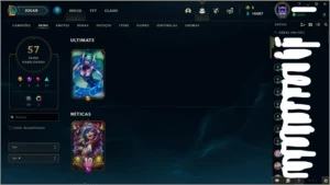 CONTA PRATA 2 COM 30 PDL , 112 CHAMPS E 57 SKINS +2 ESPOLIOS - League of Legends LOL