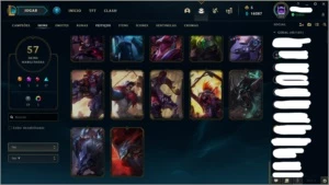CONTA PRATA 2 COM 30 PDL , 112 CHAMPS E 57 SKINS +2 ESPOLIOS - League of Legends LOL