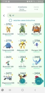 CONTA TOP DE POKEMON GO - Pokémon