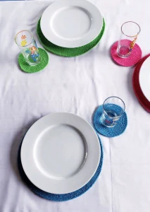 Sousplat / Porta Prato em Crochê Básico - Artesanato e Personalizados