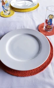 Sousplat / Porta Prato em Crochê Básico - Artesanato e Personalizados