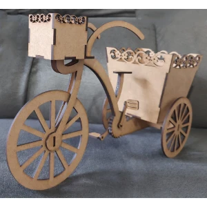 Kit Bicicleta Decoração de Mesa Jardim, vaso 22x34 cm em... - Artesanato e Personalizados