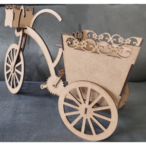 Kit Bicicleta Decoração de Mesa Jardim, vaso 22x34 cm em... - Artesanato e Personalizados