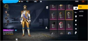 CONTA ANTIGA COM VÁRIAS SKINS RARAS - Free Fire