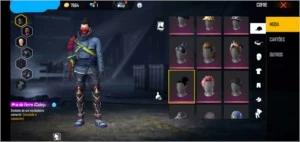 CONTA ANTIGA COM VÁRIAS SKINS RARAS - Free Fire