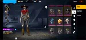 CONTA ANTIGA COM VÁRIAS SKINS RARAS - Free Fire