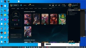 Conta LoL Platina 4 com MMR bom - League of Legends