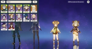 AR24 - Alhitham + Luz das Folhas + Keqing + 17 tiros - Genshin Impact