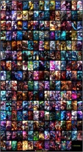 Conta borda Gold 1 240 skins, todos os champs (Season 2) - League of Legends LOL