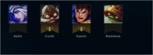 Conta LOL com corki Ufo + Ramunus Rei - League of Legends