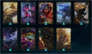 Conta plat4 67 skins (5 Lendarias,19 Épicas) - League of Legends LOL