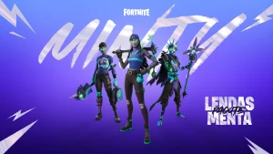 Fortnite: Pacote Lendas Menta + 1000 V-Bucks