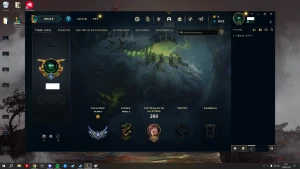 Conta lol falta 13 campeões, 113 skins, recompensa gratis... - League of Legends