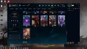 Conta lol falta 13 campeões, 113 skins, recompensa gratis... - League of Legends
