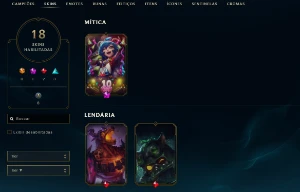 Conta League of Legends Full Acesso - 63 Champs e 18 Skins LOL