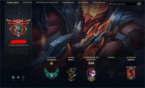 CONTA FERRO III LEAGUE OF LEGENDS AFUNDADISSIMA | 406 SKINS LOL
