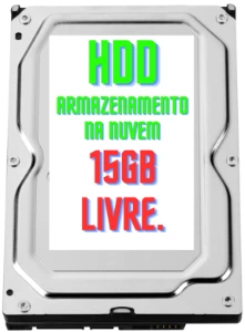 Hdd Na Nuvem, Armazenamento Na Nuvem 15 Gb Permanente Seu. - Outros