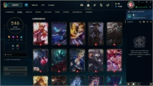 Vendo Conta Mestre+200 Pdl,  246 Skins! - League of Legends LOL