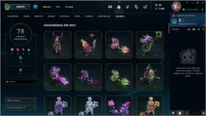 Vendo Conta Mestre+200 Pdl,  246 Skins! - League of Legends LOL