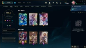Vendo Conta Mestre+200 Pdl,  246 Skins! - League of Legends LOL