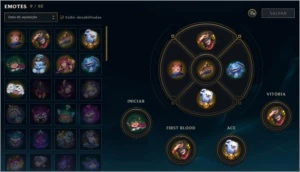 CONTA SMURF OURO 4 - League of Legends LOL