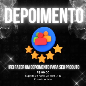 [Promoção] Depoimento para seu produto| 24h On - Outros