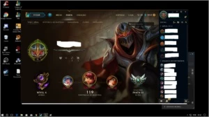 League of legends Conta LOL