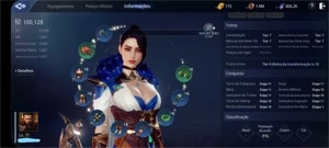 Conta Mir4 Mago lvl 71 100k de poder