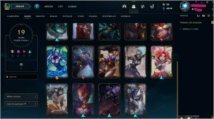 Conta prata com skins - League of Legends LOL