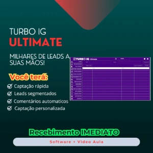 Turbo IG ULTIMATE + Gerador de Licenças Premium Instagram - Outros