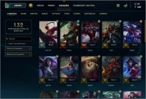Conta Platina IV, Ouro 2 Flex - League of Legends LOL