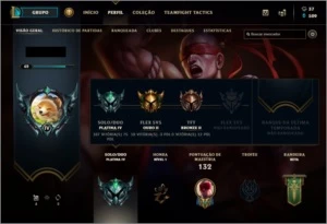 Conta Platina IV, Ouro 2 Flex - League of Legends LOL