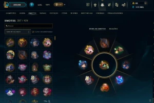 conta lol 1200 skin nivel 1100 - League of Legends