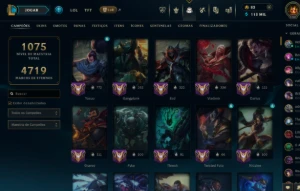 conta lol 1200 skin nivel 1100 - League of Legends