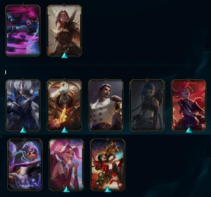 ContaRIOT, todosHeróis,153Skins,3783RP,85364EA,cápsula prime - League of Legends LOL