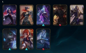 ContaRIOT, todosHeróis,153Skins,3783RP,85364EA,cápsula prime - League of Legends LOL