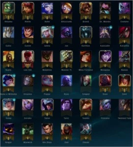 CONTA LOL NV 41 PRATA 4 40 Champs - League of Legends
