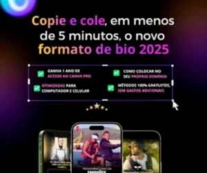 Bio estilo NETFLIX Imã de clientes