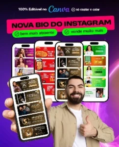 Bio estilo NETFLIX Imã de clientes - Redes Sociais