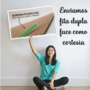 Placa Proibido Fumar em MDF Preto 15 x 15 cm - Crafts and Personalized