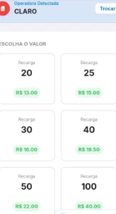 recragas de credito para celular com ate 40% menos - Outros