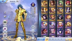 Server A138 Saga Sapuri /  aldebaram divino/ Kanon de Gemeos - Saint Seiya Awakening SSA