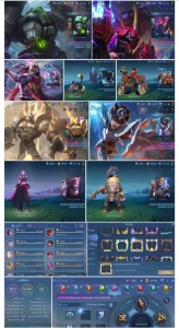 Conta Mobile Legends (Collector Gusion + Legendary Saber)